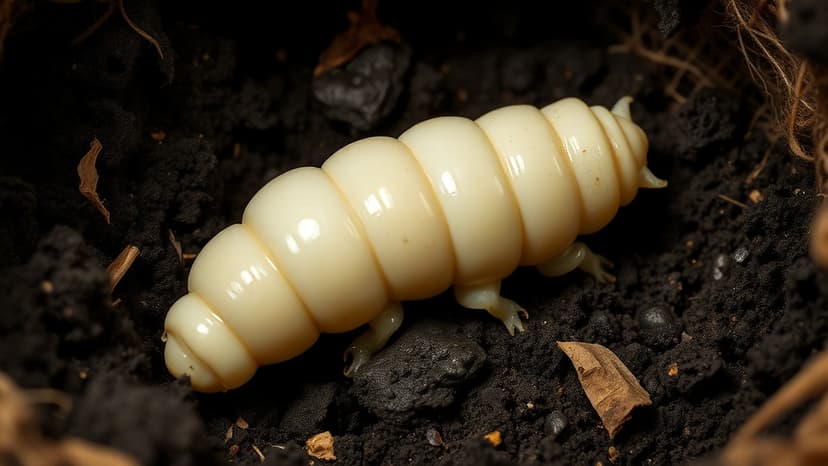 Shocking Discovery: Beetle Larvae in Garden Soil