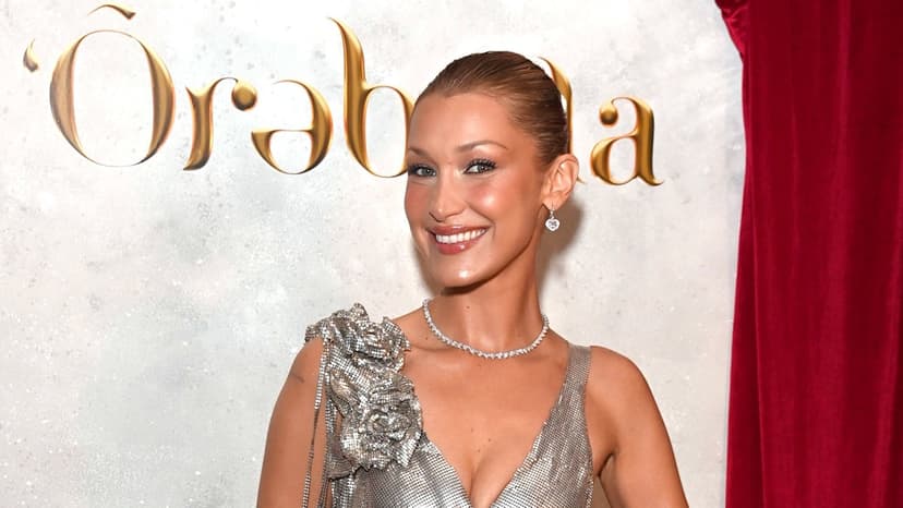 Bella Hadid Stuns in Naked Dress for Ôrəbella Fragrance Launch