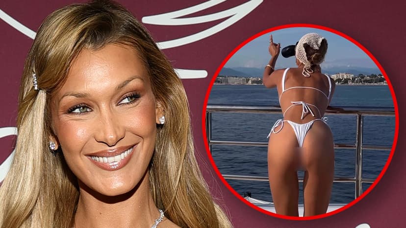 Bella Hadid Heats Up Yacht With Dazzling Bikini Photos