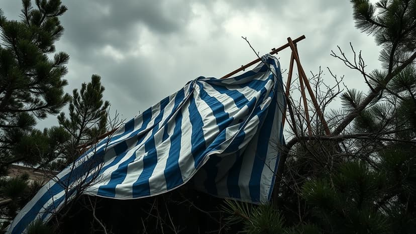 Storm Wrecks Carnival Tent; Show Must Go On!