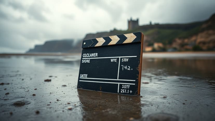 Ben Stiller Films Secret Project on Dorset Beach
