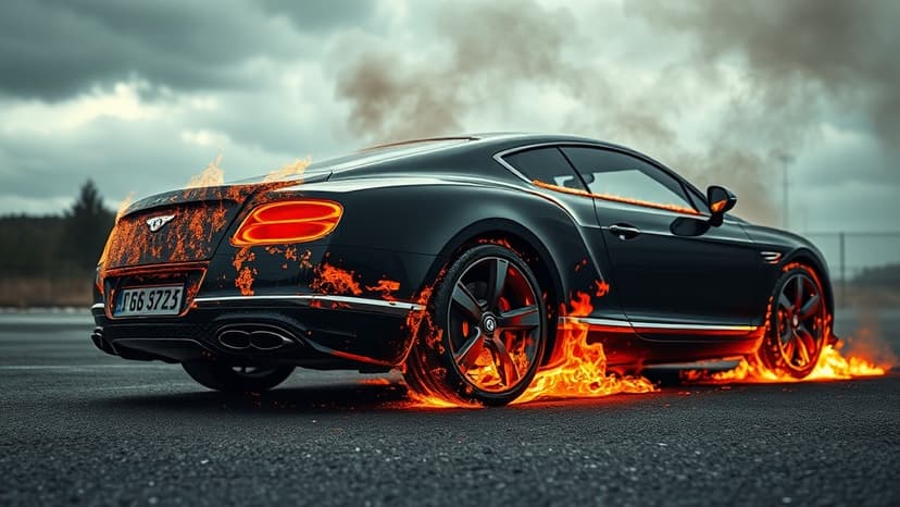 Masked Arsonists Target £200k Bentley at Exclusive Club