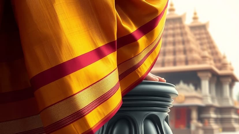 Centuries-Old Silk Tradition Adorns Deities for Rama Navami