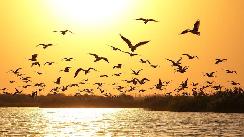 Unusual Warmth Triggers Early Bird Migration from Bhitarkanika