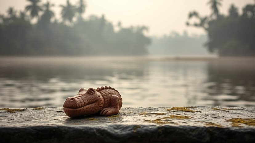 Bhitarkanika: Earthen Idols Appease Salt-Water Crocodiles