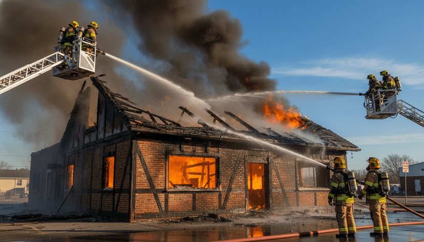 Bhubaneswar Bar Fire: Blaze Engulfs Building, No Casualties Reported