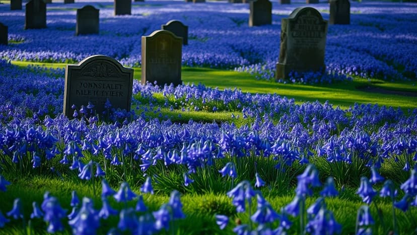 Birmingham Cemetery Blooms with Bluebells