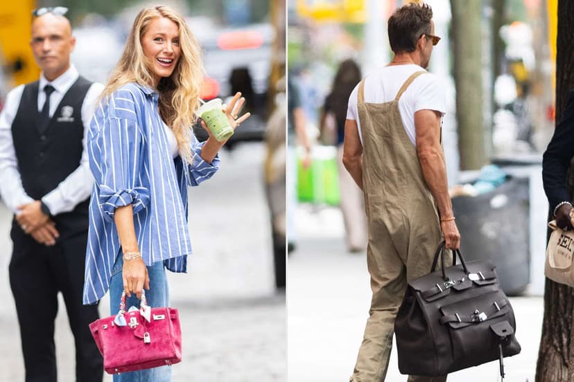 Star Couple's $100K Bag Duo Steals NYC Spotlight