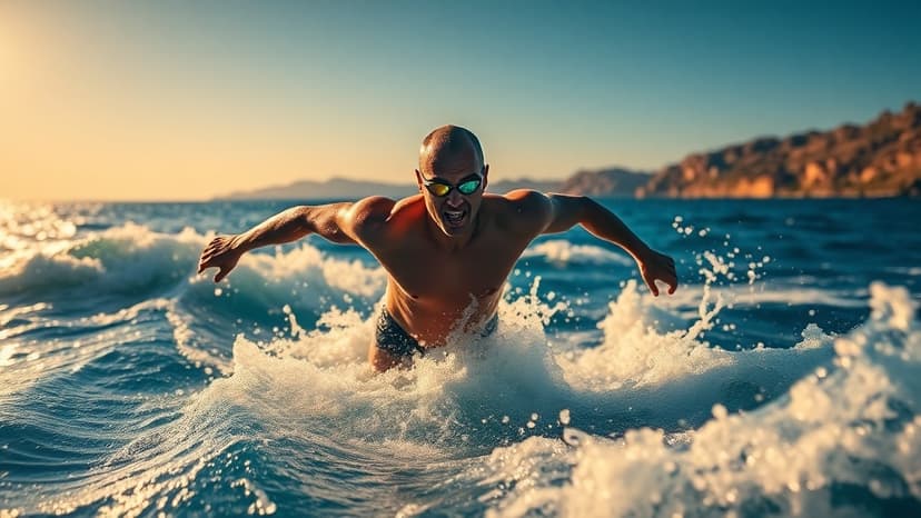 Blind Swimmer Conquers Palk Strait, Celebrates in Nagpur