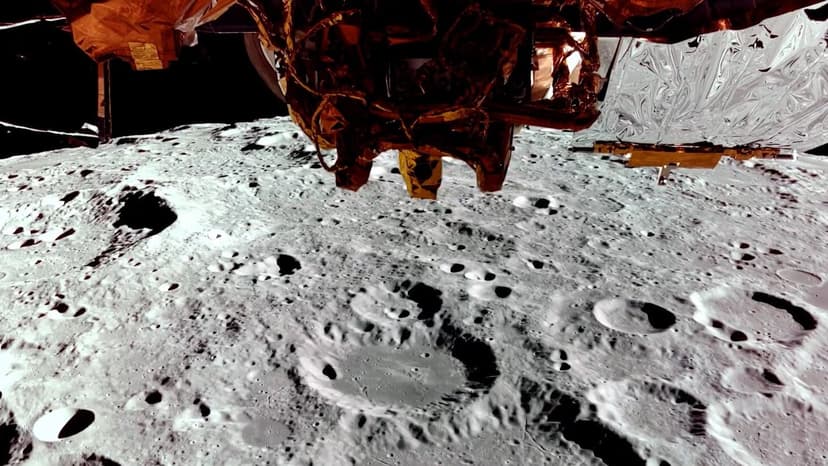 Lunar Lander's Near Miss: Spacecraft Dodge