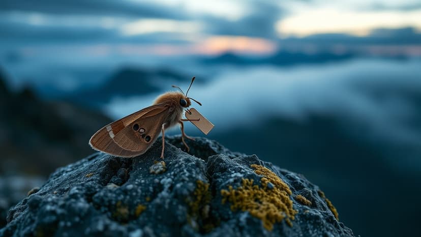 Moths Take Flight: 10,000 Tagged in Alps Migration