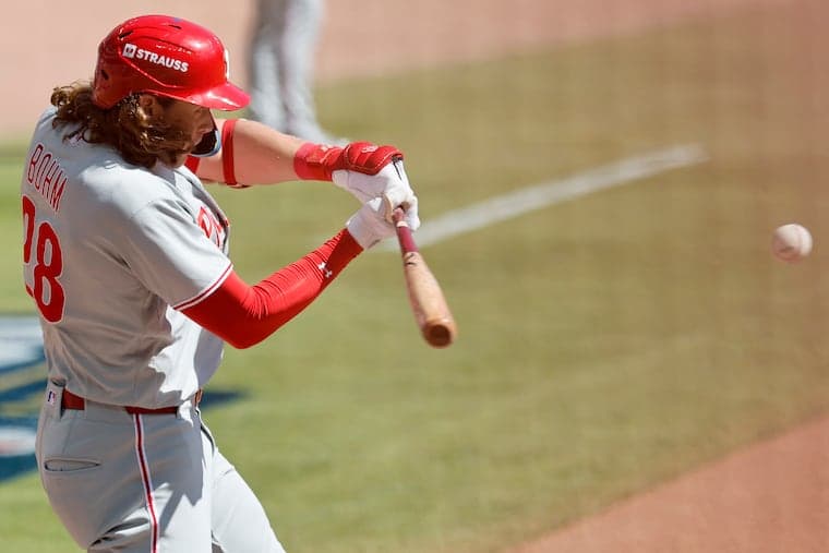 Bohm's 10th-inning homer saves Phillies' season