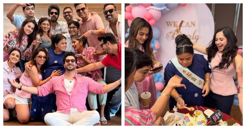 Bollywood Star Bharti Celebrates Second Pregnancy with Girl Gang