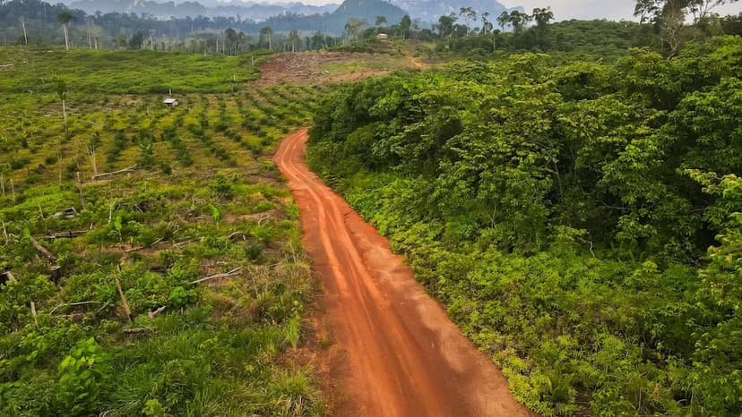 Borneo Rainforest Cleared for Palm Oil Within Protected Area