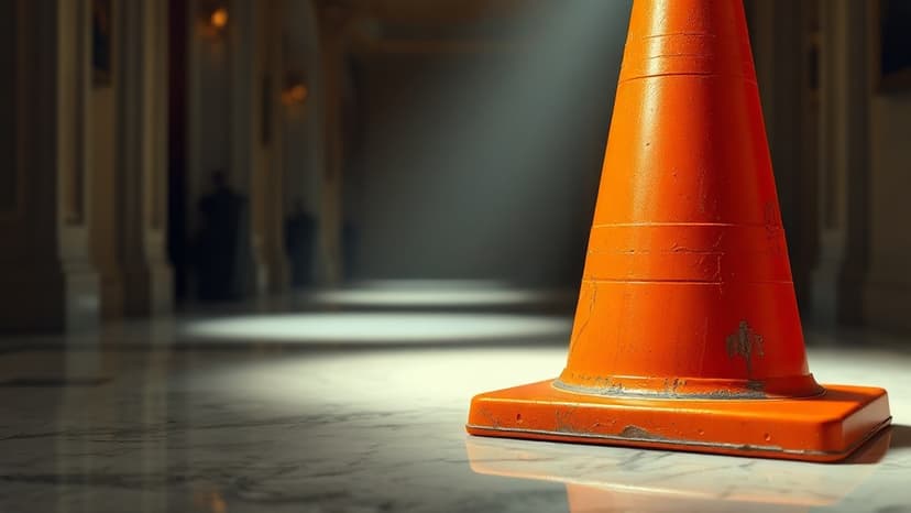 Traffic Cone Travels First Class to Boston