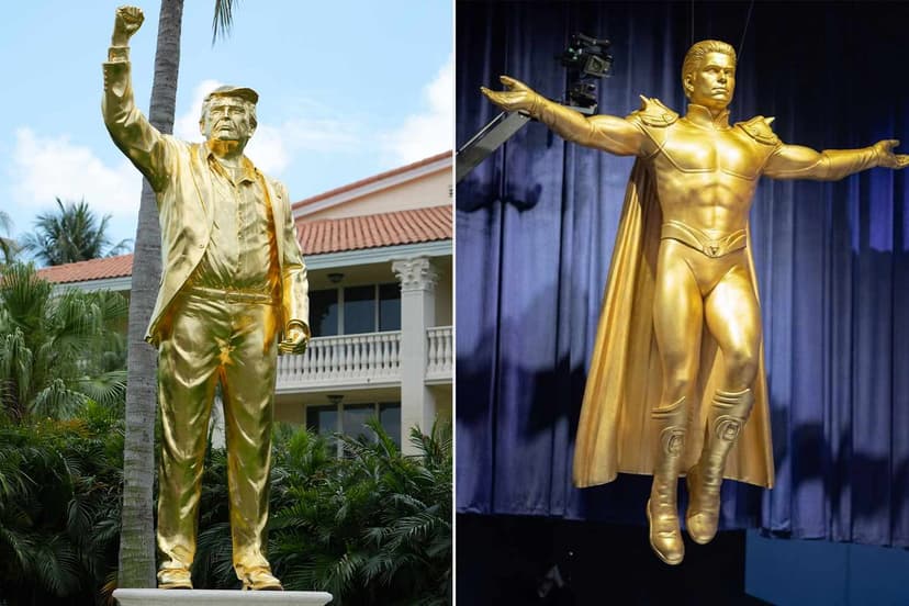 The Boys Creator Stunned by Trump Statue Parallel
