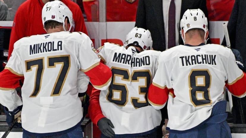 Marchand Injured Again in Panthers' Win