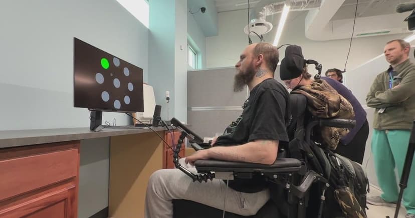 Paralyzed Man Regains Control Via Brain Implant