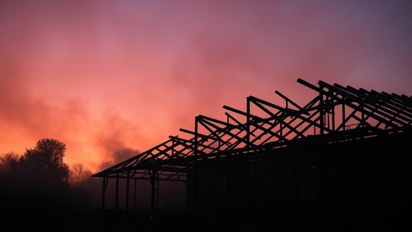 Easter Blaze Engulfs Primary School Roof
