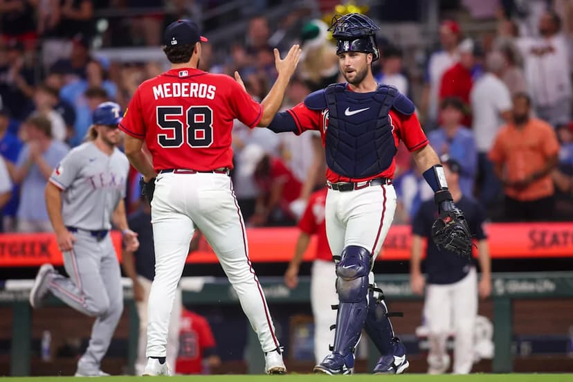 Sale Shines as Braves Dominate Rangers 15-1