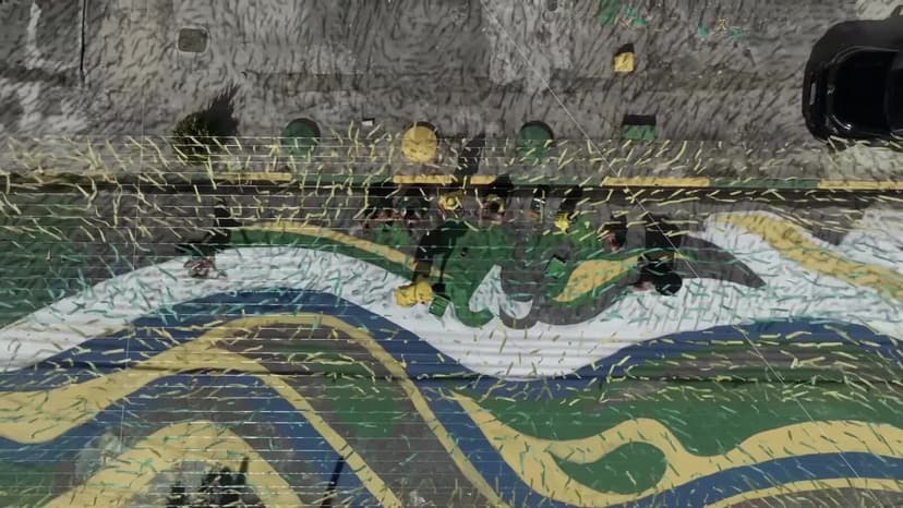 Brazil paints streets for World Cup glory