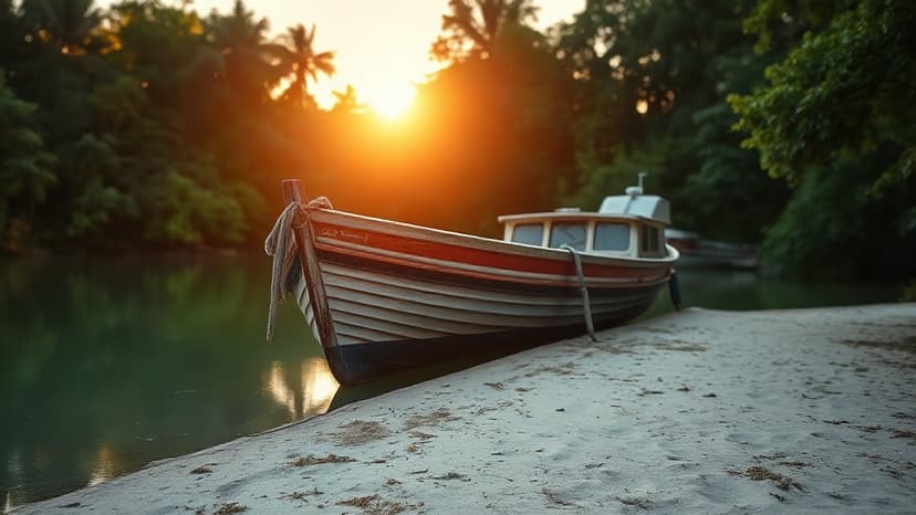 Boats Replace Cars in Remote Brazilian Paradise