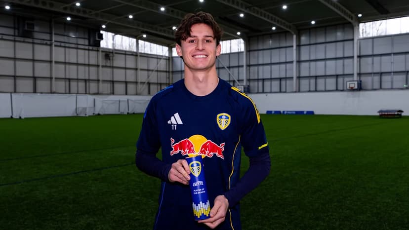 Aaronson Voted Leeds' January MVP!
