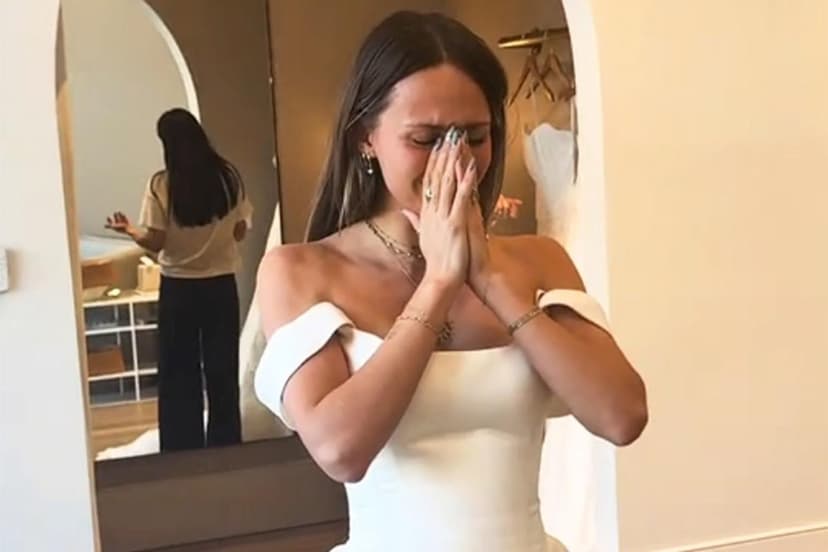 Bride Receives Sign From Late Son at Wedding Dress Fitting