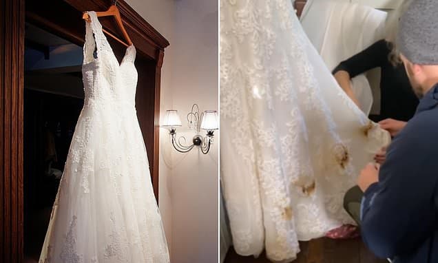 Bride's Wedding Dress Burned by Heater Hours Before I Do