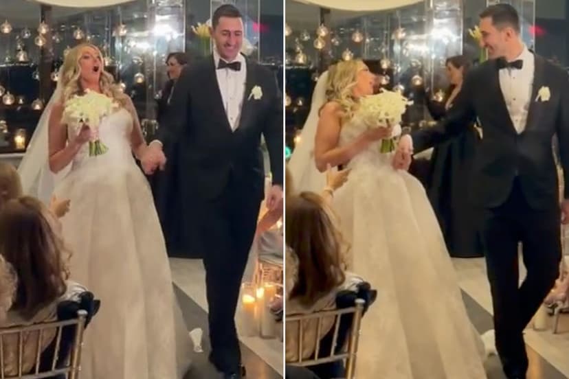 Bride's Veil Ripped Off on Wedding Day!