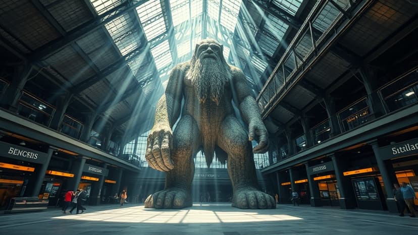 Giants Emerge: Bristol Legends Come to Life