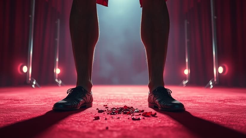 BRIT Awards: Star Arrives With Bloody Knees