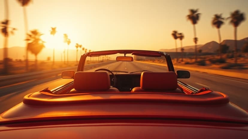 Britney's Freeway Fun: Sunroof Stunt & Malibu Style