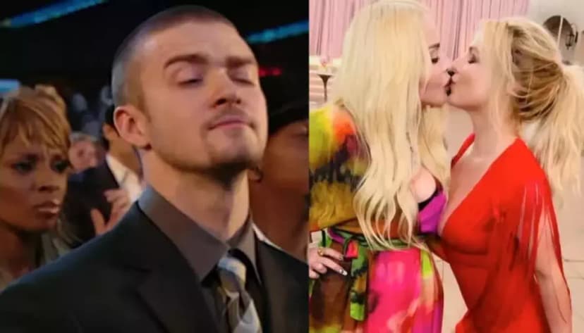 Timberlake's Reaction to Madonna & Britney's Kiss Revealed!