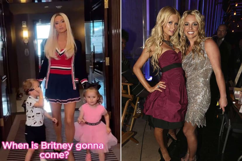 Britney Spears' biggest fans? Paris Hilton's kids!