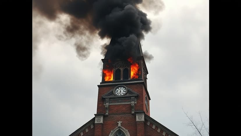 Massive Fire Rips Through Historic Brooklyn Church