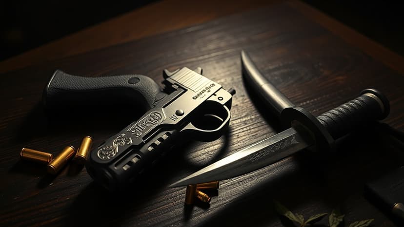 Brothers jailed for illegal gun and sword stash