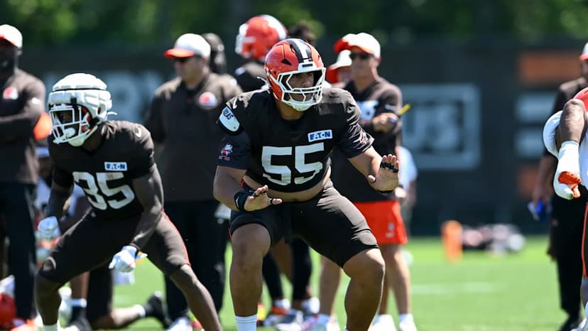 Rookie's Fight Earns Starting Tackle Spot for Browns