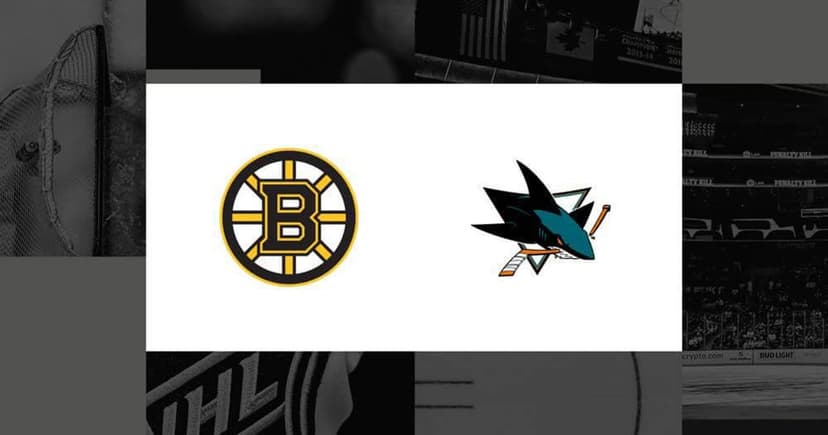 Bruins Clash with Sharks in High-Stakes NHL Showdown