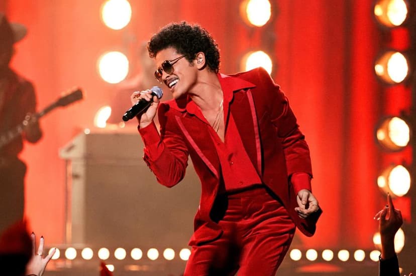 Bruno Mars's Hit Song Tops 12 Billboard Charts