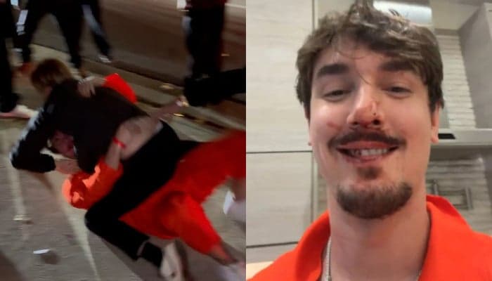 TikTok Star Bryce Hall Caught in Brutal NYC Street Brawl