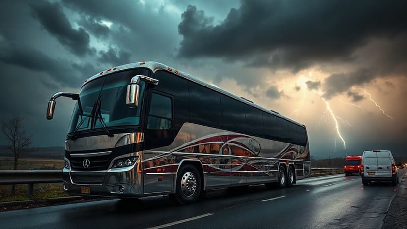 Buckcherry Tour Bus in Fatal I-26 Crash