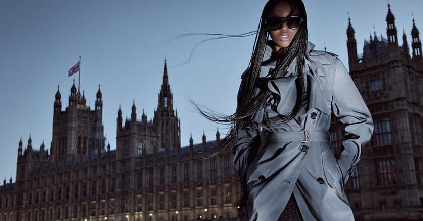 Beckham & Twigs: London's Winter Nights Shine for Burberry