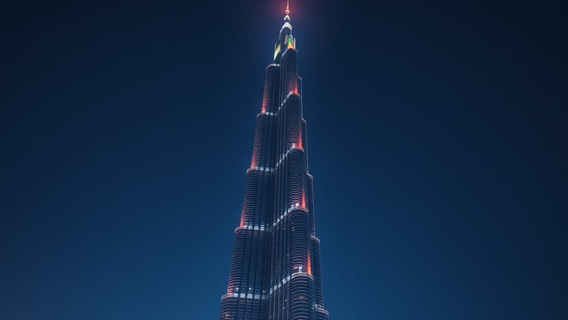 Burj Khalifa Shines for India AI Summit