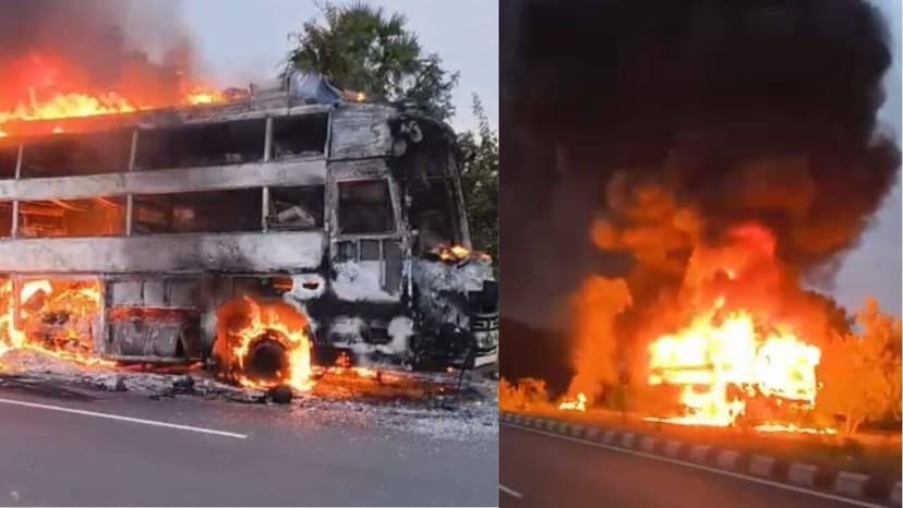 Chennai-Madurai Bus Erupts in Flames, All 23 Escapes Unhurt