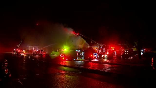 Byron Center Church Engulfed in Flames