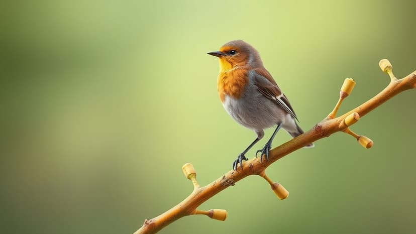 Tiny Goldcrest Shines Bright Amid Changing Moor Landscape