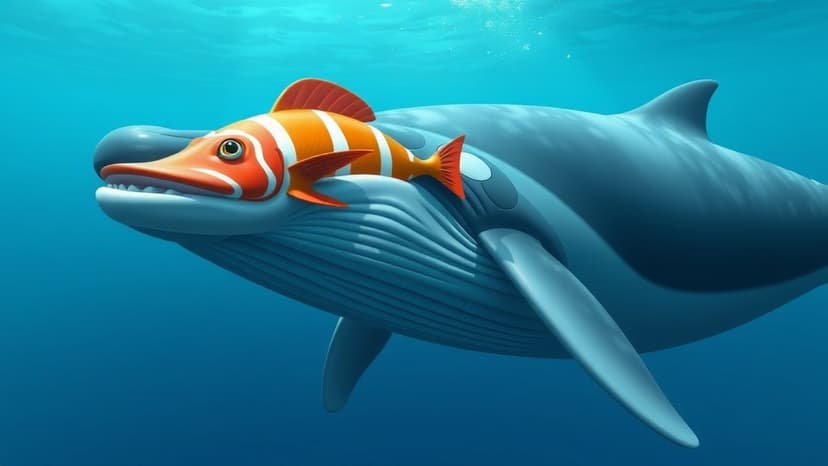 Remora Fish Caught Hitching Thrilling Lifts on Humpback Whales