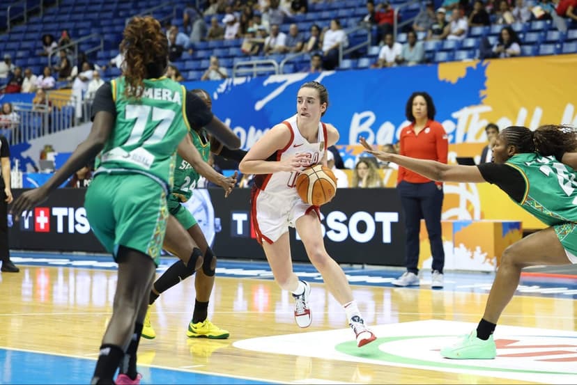 Caitlin Clark dazzles in Team USA debut rout