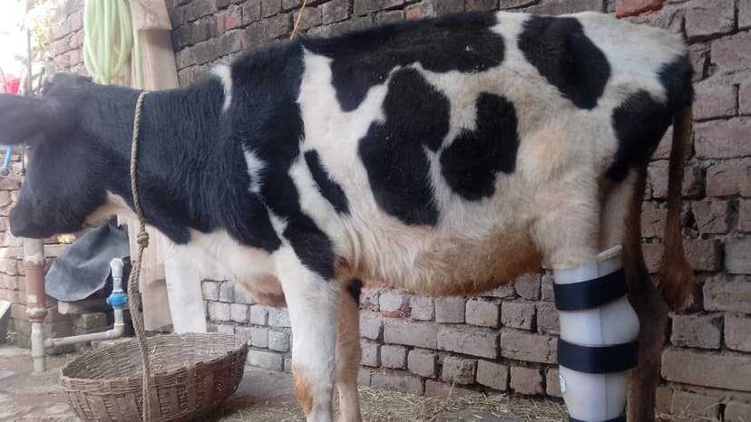 Calf Fitted with Innovative 'Krishna Limb' After Losing Leg in Border Shelling
